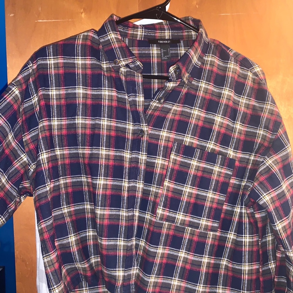 Crop top flannel